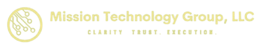 Logo of a technology company with tagline emphasizing expert business process solutions.